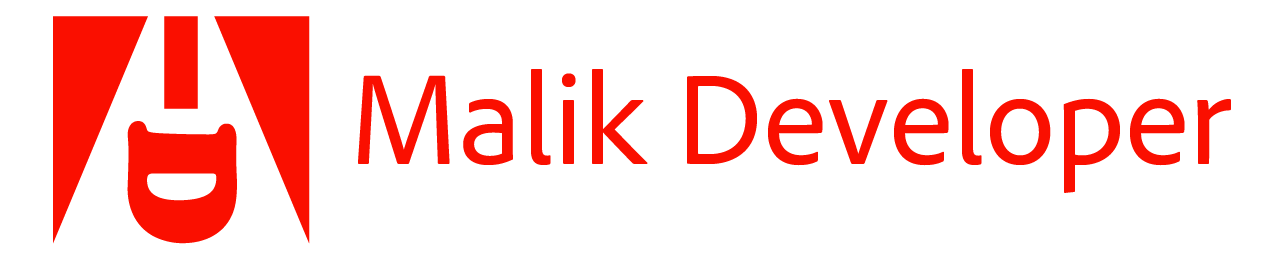 MALIK DEVELOPER Logo